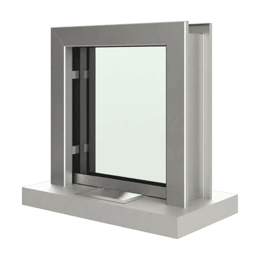 Bullet Resistant Hollow Metal Transaction Window (Fixed, Sliding, Split Frame)