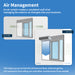 How a drive-thru air curtain manages outside air, dust and fumes