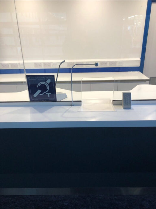 Mounted Window Intercom System with Bent Microphone STS-K058