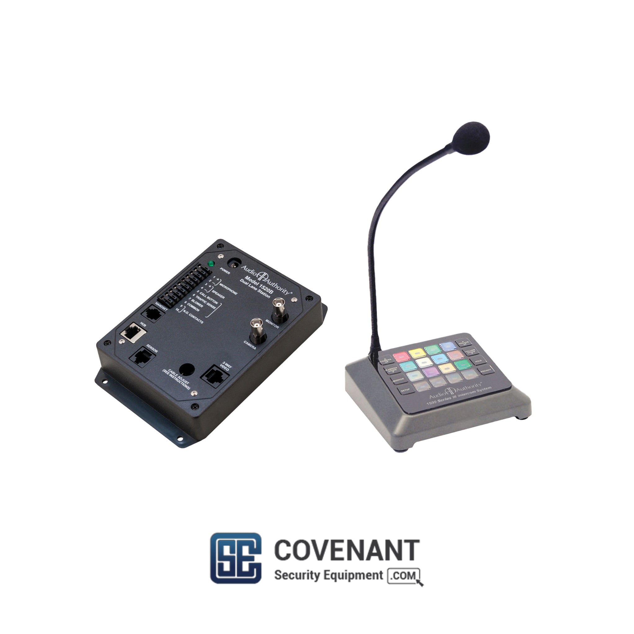 Intercom System with 1500B Counter Station and 1520B Lane Station ...