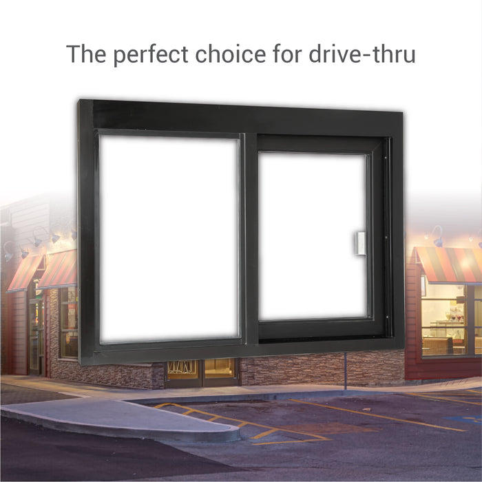 Drive-thru slider window perfect