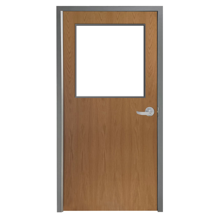 Bullet Resistant Wood Door with Multiple Window Options