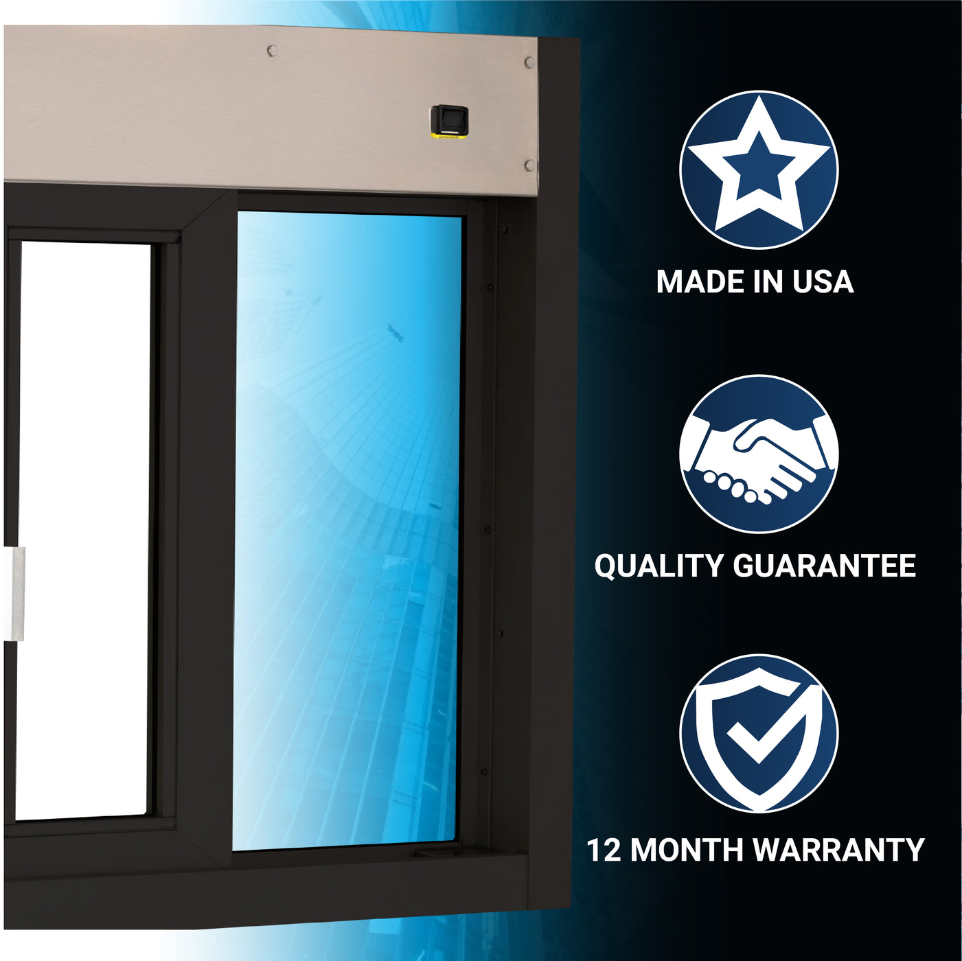 Large Automatic Drive-Thru Food Service Sliding Window | CSE-QS-BPSC ...