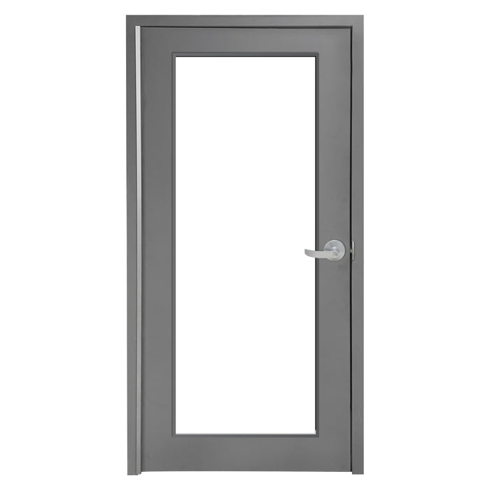 Bullet Resistant Metal Door with Multiple Window Options