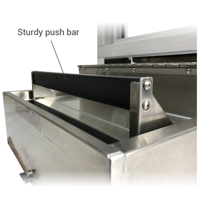 transaction drawer amplified speak thru station sturdy push bar
