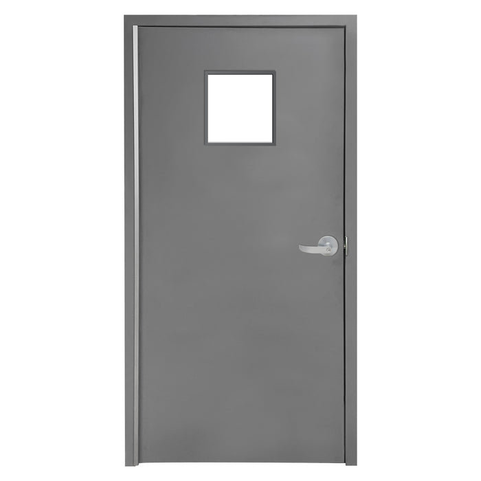 Bullet Resistant Metal Interior Door with Multiple Window Options