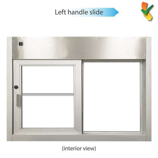 California drive thru window self closing quikserv food service Covenant Security SC-3030