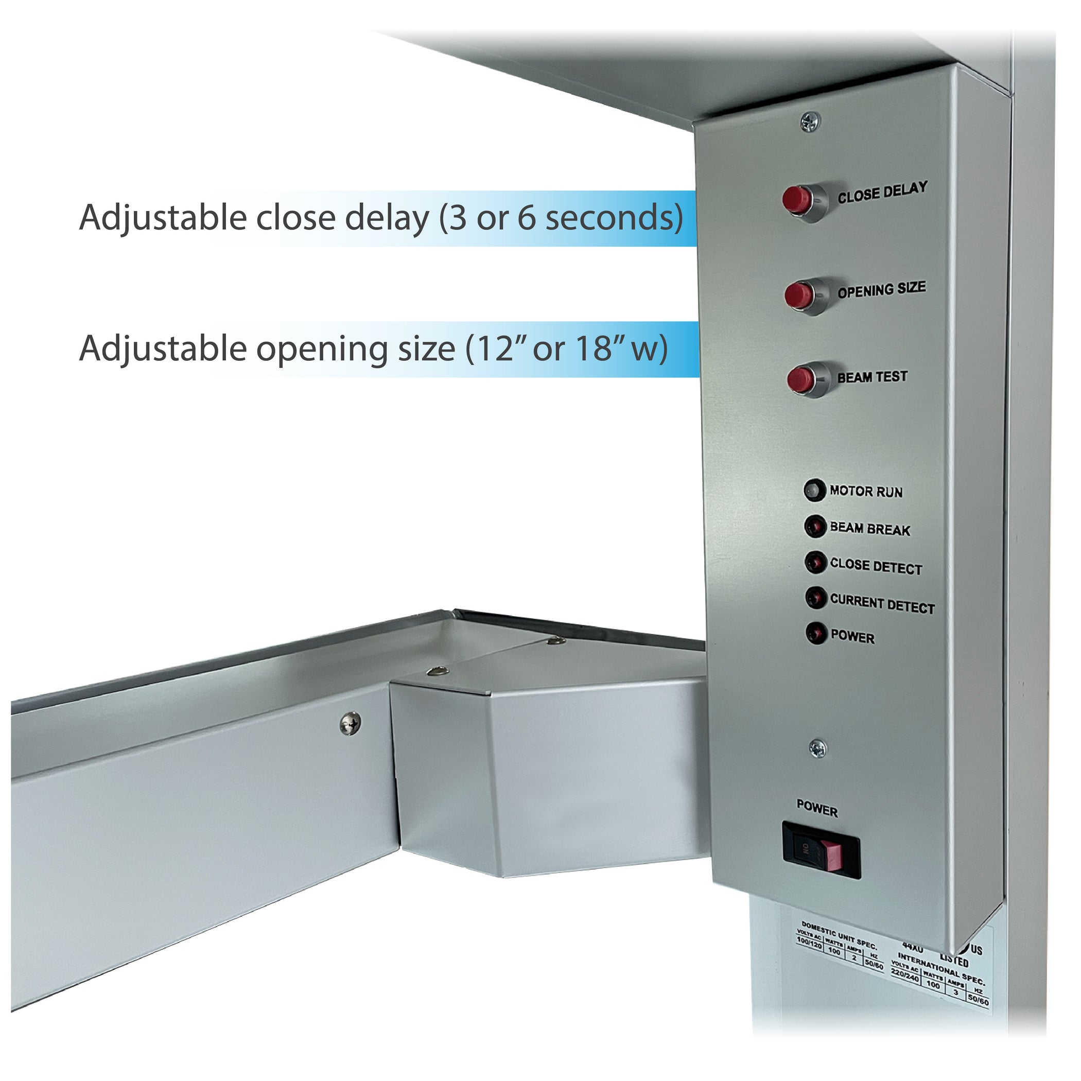 Fully Automatic Open/close Bi-parting Drive Thru Window | CSE-RA-BO10-E ...