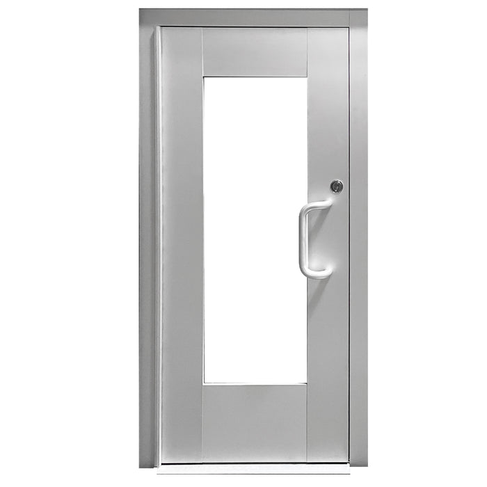 Bullet Resistant Aluminum Store Front Door With Full Light