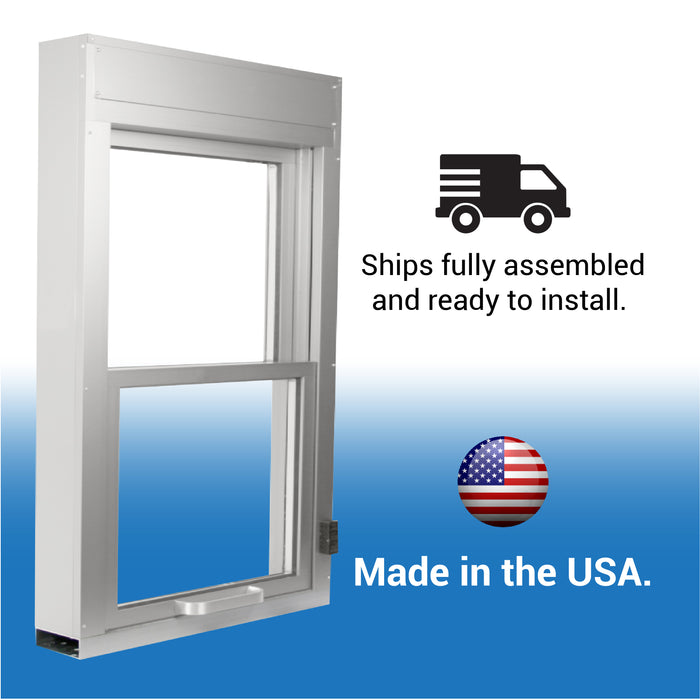 SUI Series vertical lift window drive thru Covenant security equipment made in USA