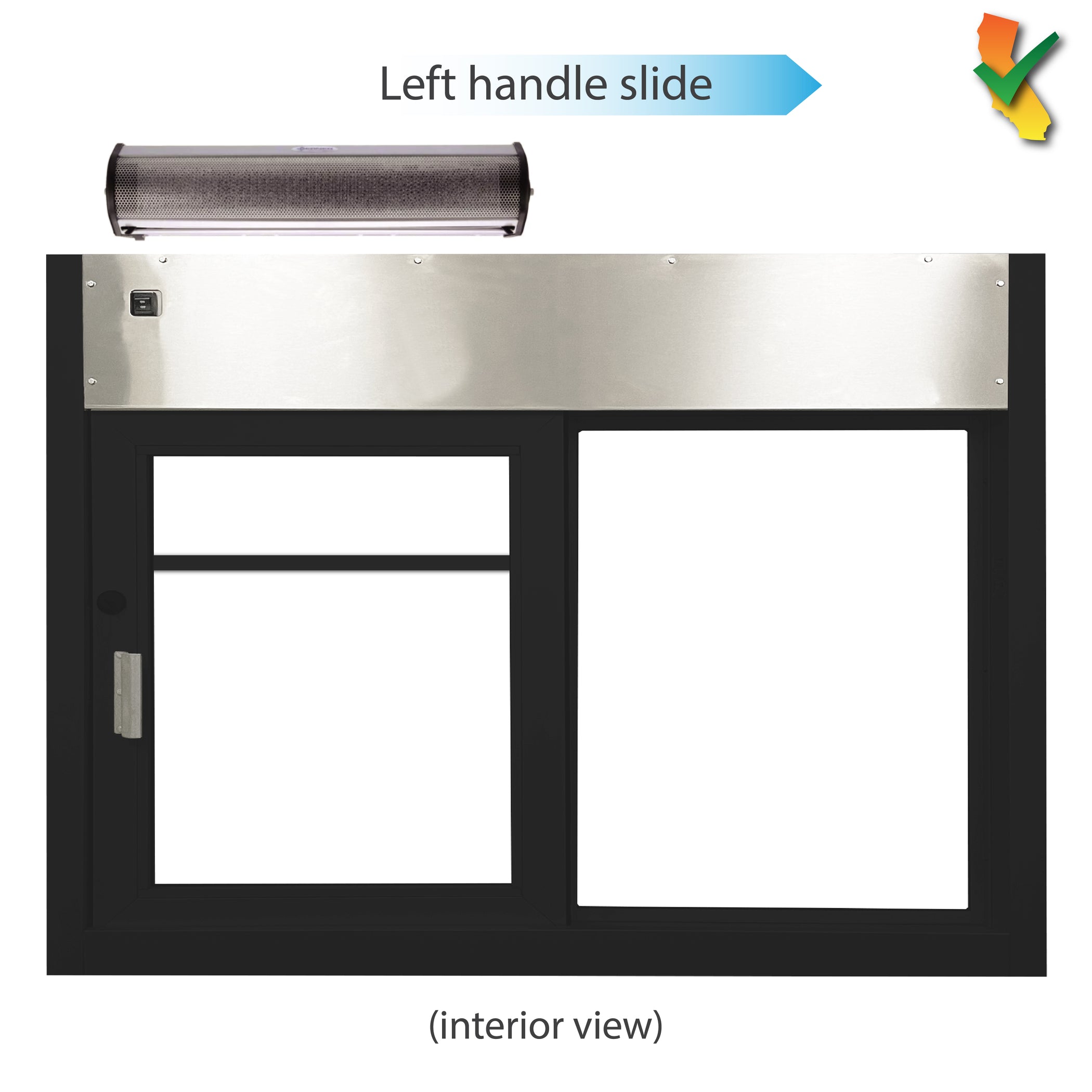 Quikserv California Drive Thru Slider Window for QSR Food Service | Re ...