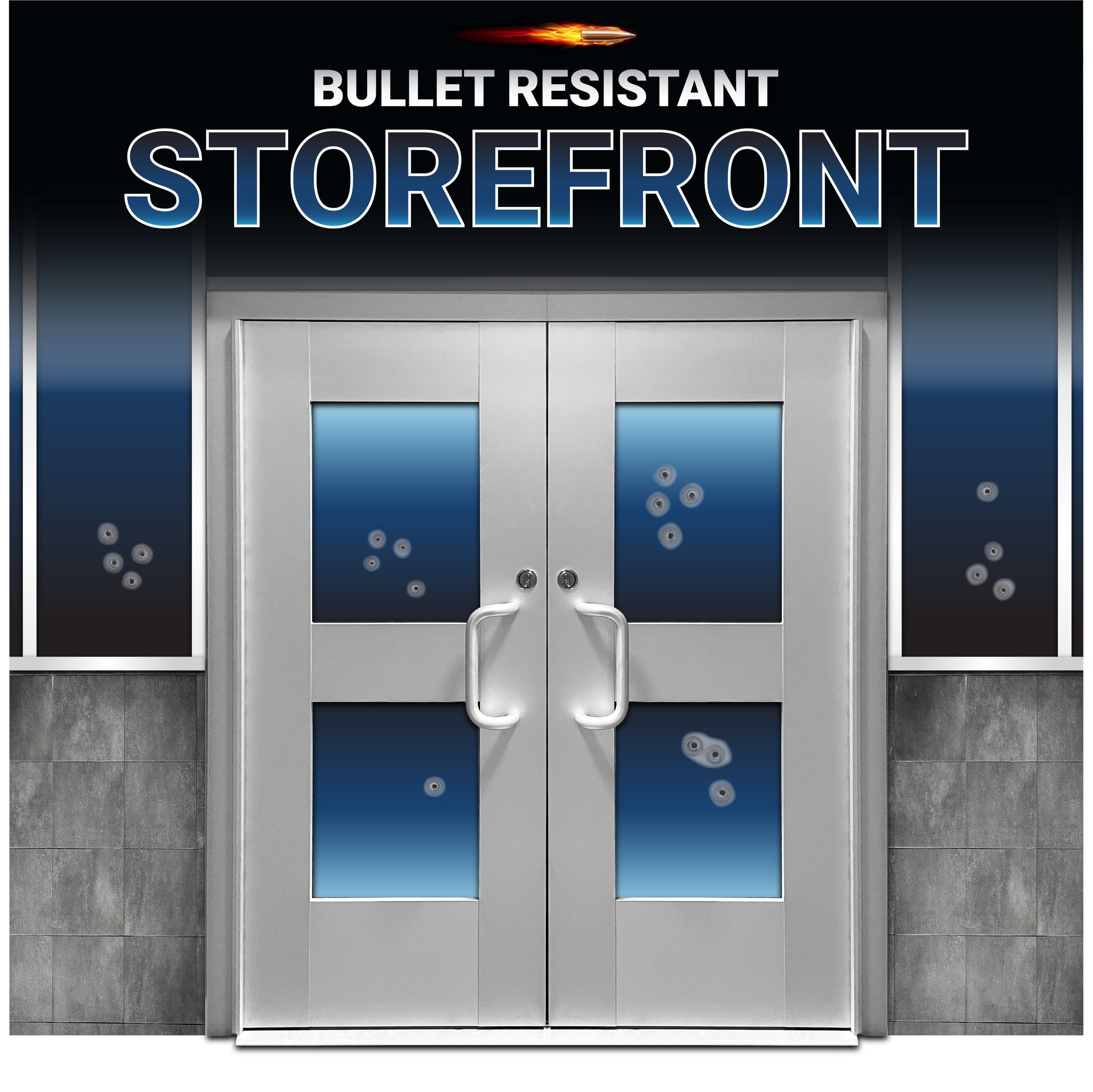Bullet Resistant Storefront — Covenant Security Equipment