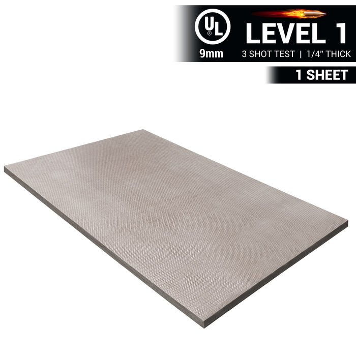 Armorcore Level 1 Bullet Resistant Fiberglass Wall Panel UL 752 Rated