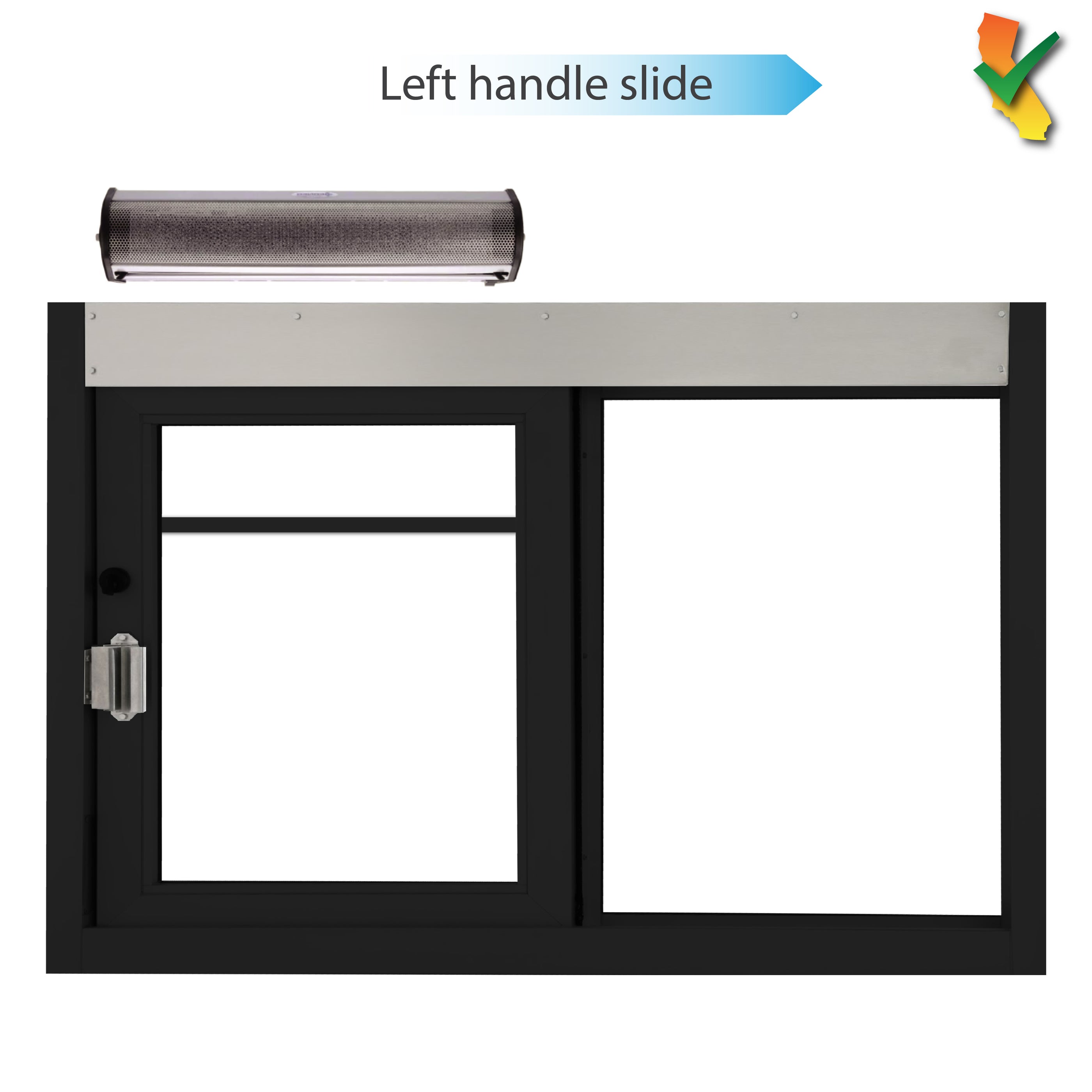 Quikserv California Drive Thru Slider Window for QSR Food Service | Re ...
