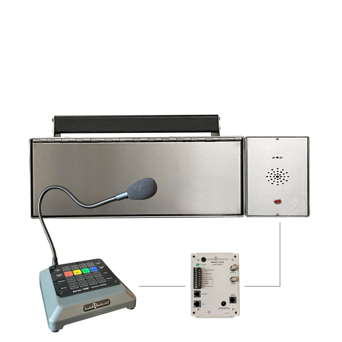 Quikserv QST-625S transaction drawer with audio authority Intercom system