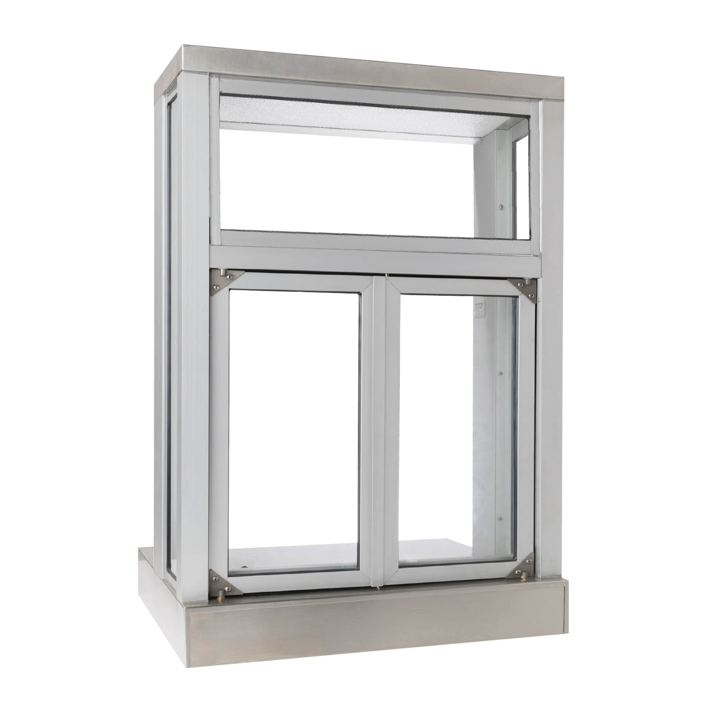 Quikserv Push Bar Panoramic Bi-fold Drive Thru Transaction Window ...