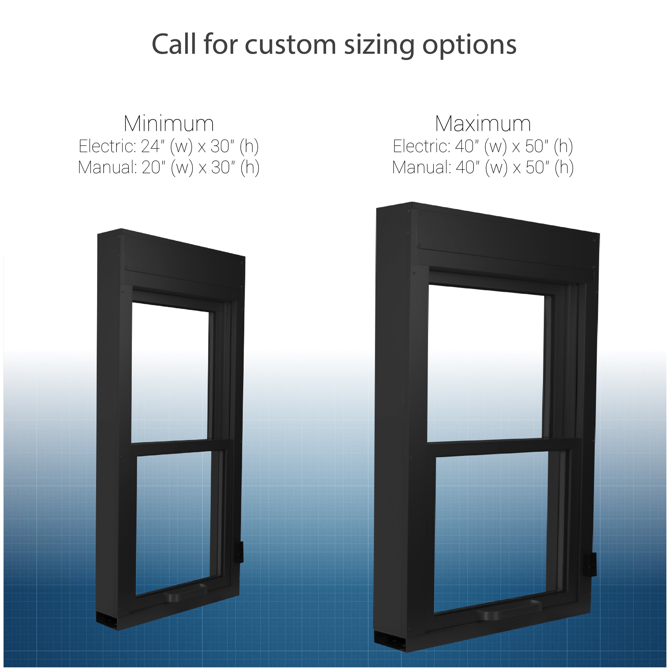 Quikserv SUI-100 Vertical Lift Transaction Drive Thru Window | Manual ...