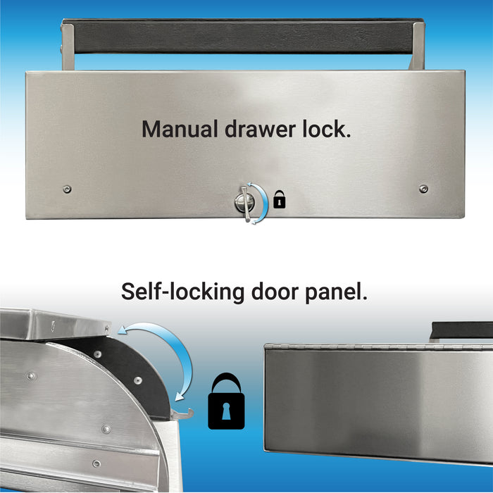 Quikserv QST-625S transaction drawer Locks