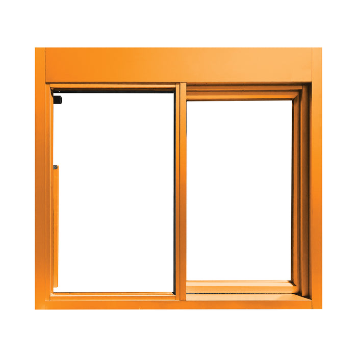 Orange 275-SC Ready Access Self Closing Drive-Thru Slider Window Multiple Colors