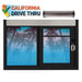 California drive thru window self closing quikserv food service Covenant Security SC-3030