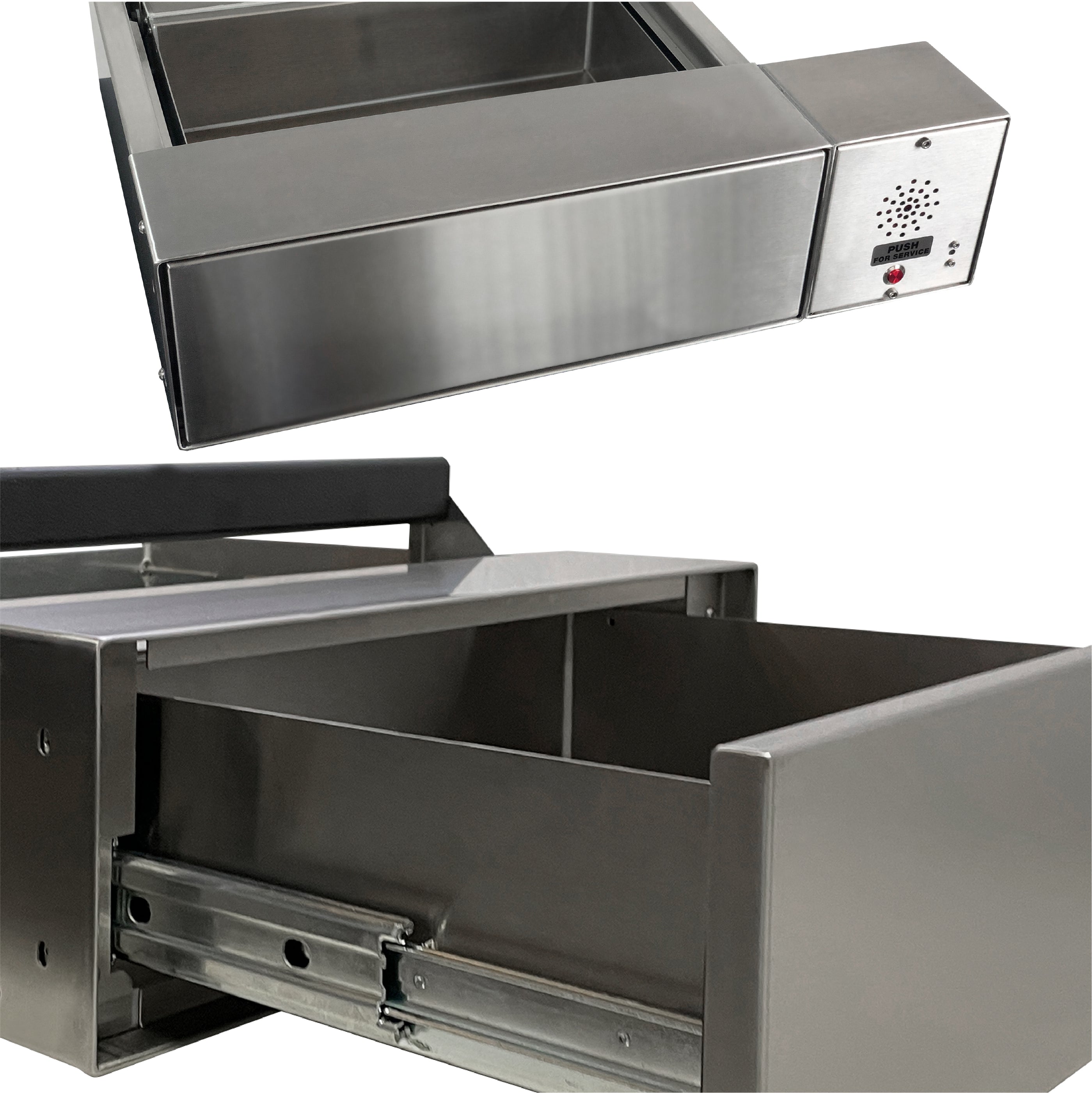 Transaction Box Walk up Small Transaction Drawer With Speaker | CSE-QS-QST-625S ...