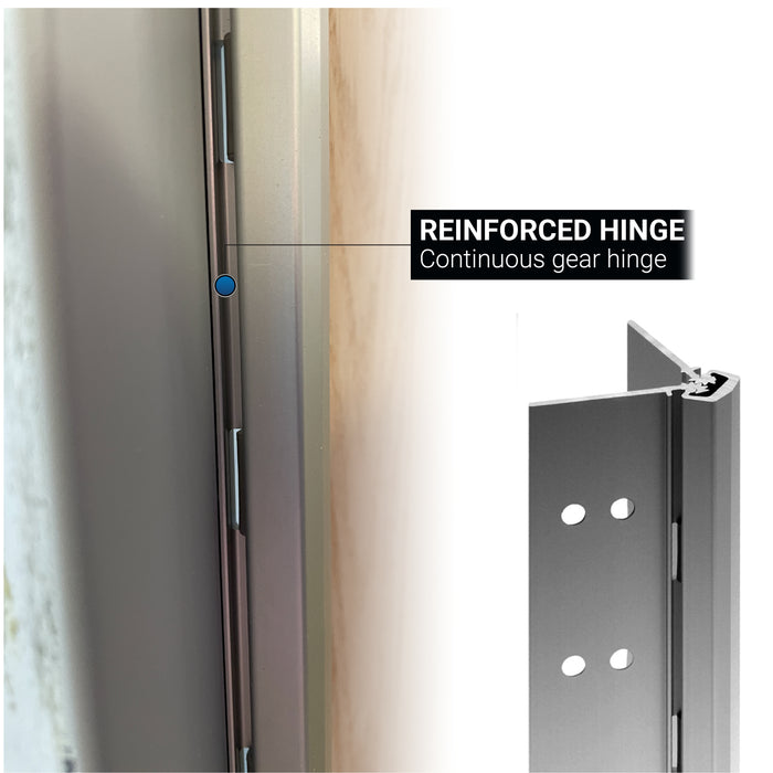 Bullet Resistant Interior Wood Door with Multiple Window Options