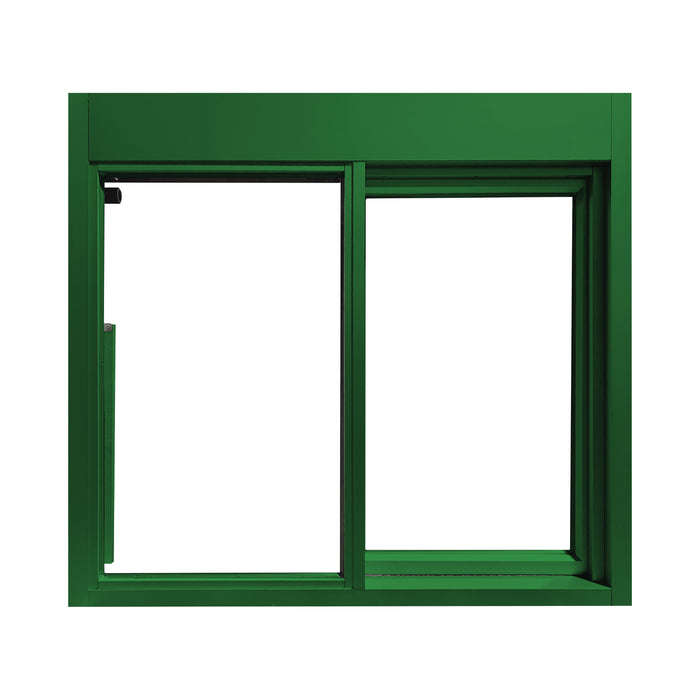 Forest Green 275-SC Ready Access Self Closing Drive-Thru Slider Window Multiple Colors