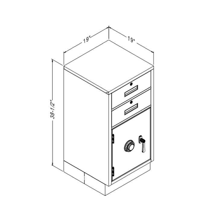 Teller Pedestals, Vault & Cash Storage Cabinets, Accessories - U.S. Bank  Supply ®