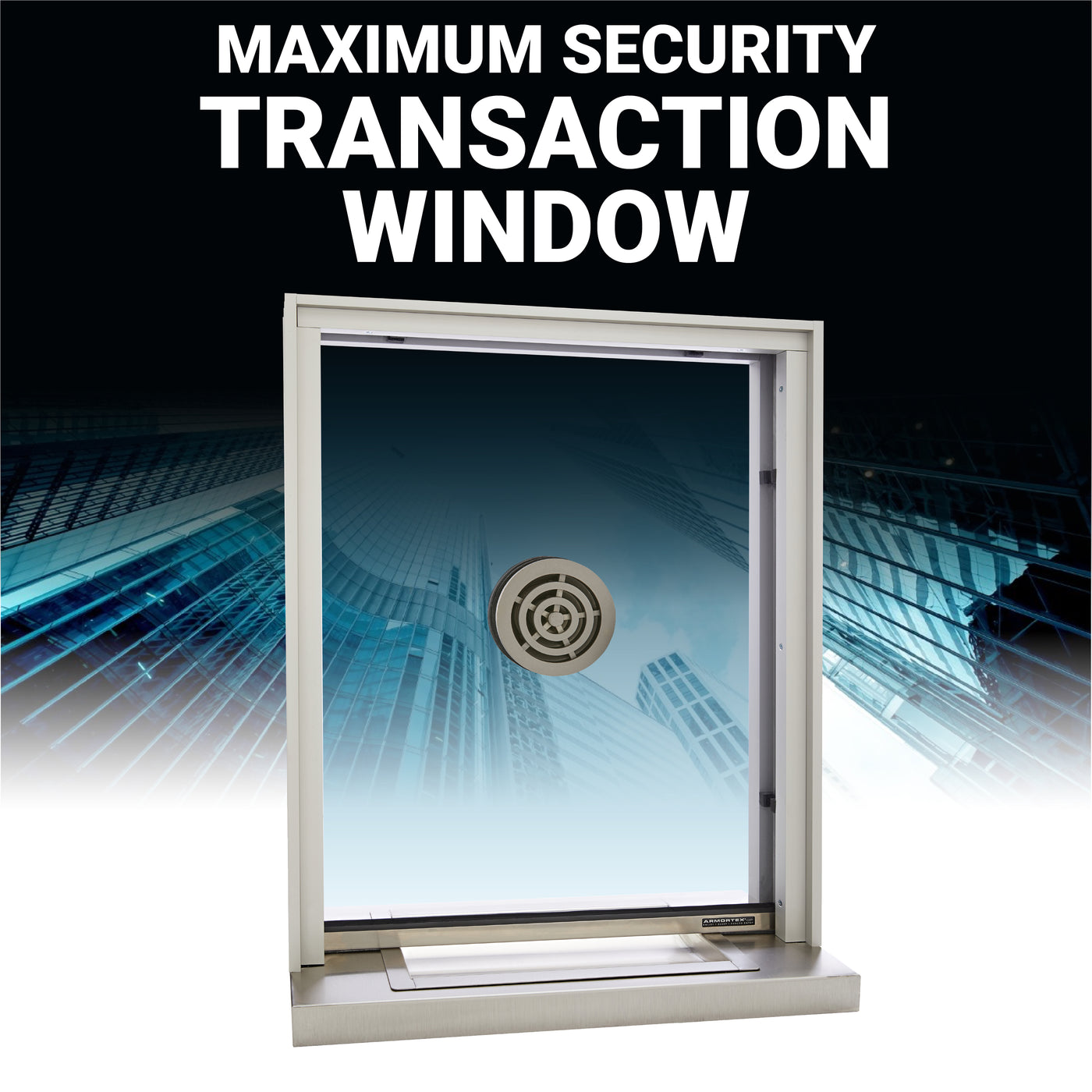 Armortex Maximum Security Transaction Ticket Window | Customizable Opt ...