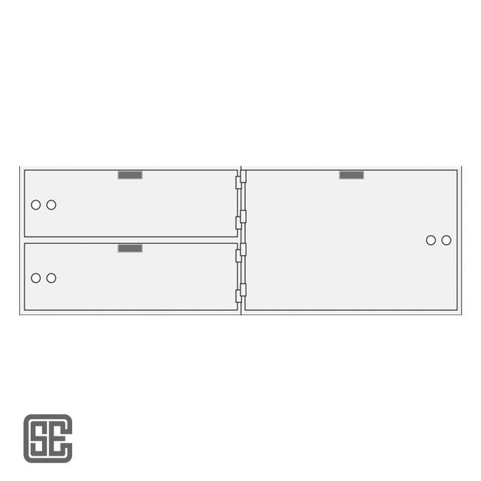 CSE-B-AXL-3-10 Series Teller Lockers