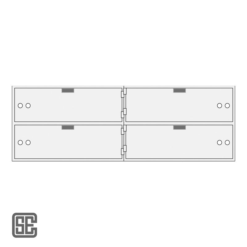 CSE-SCS-AXL-4-10 Series Teller Lockers — Covenant Security Equipment