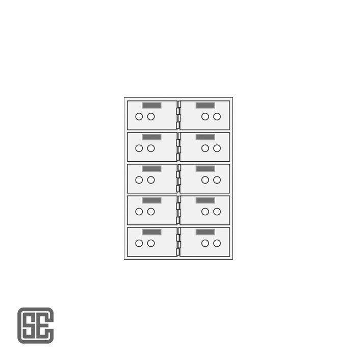 CSE-B-SDXN-10 Safe Deposit Boxes