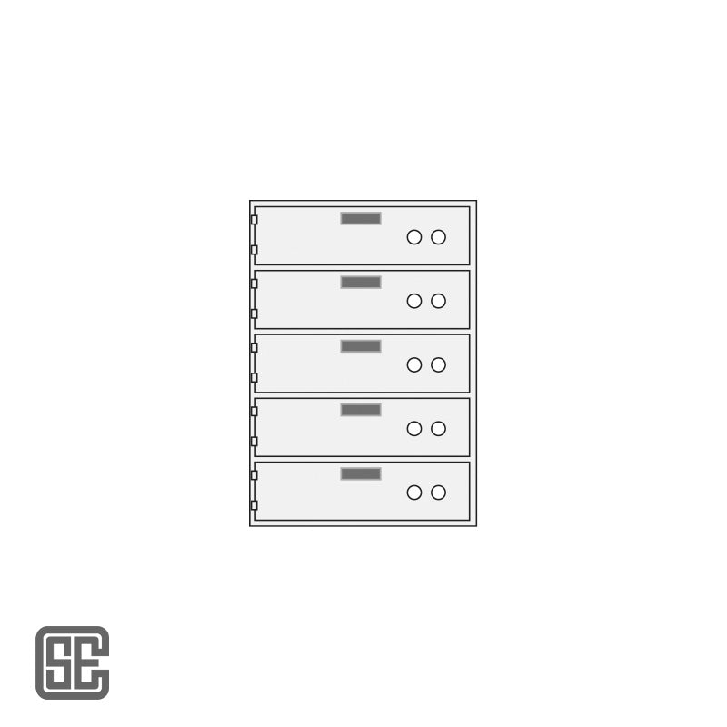 CSE-SCS-SDXN-5 Safe Deposit Boxes — Covenant Security Equipment