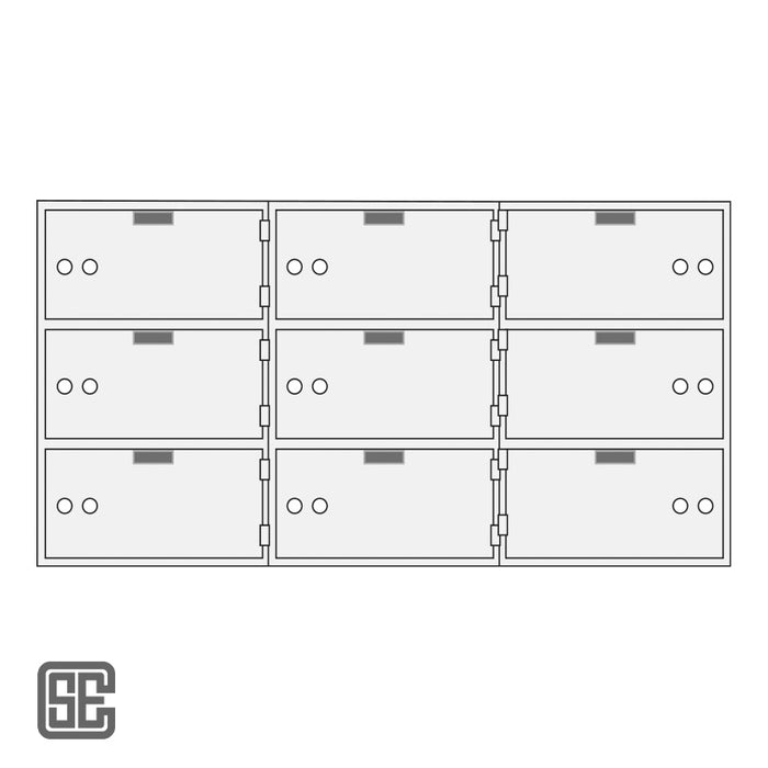 CSE-B-SDX-9 Safe Deposit Boxes